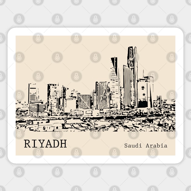 Riyadh Saudi Arabia Sticker by Lakeric